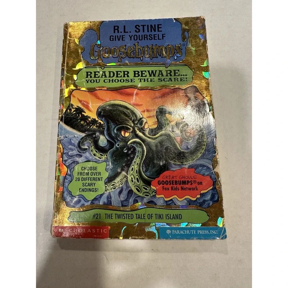 Goosebumps Readers Beware You Choose The Scare By R.L. Stine Paperback 1997